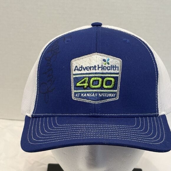 Advent Health 400 Kansas Speedway Hat Autographed By Richard Petty - Picture 2 of 10